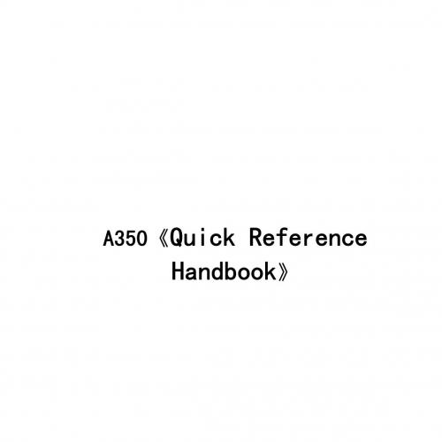 Airbus A350 Quick Reference Handbook-Digital Download