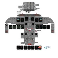 CRJ - 700 cockpit Poster-Digital Download